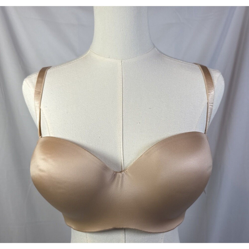 Auden Women's Size 36D Push Up Strapless Medium Lift Adjustable Closure Bra